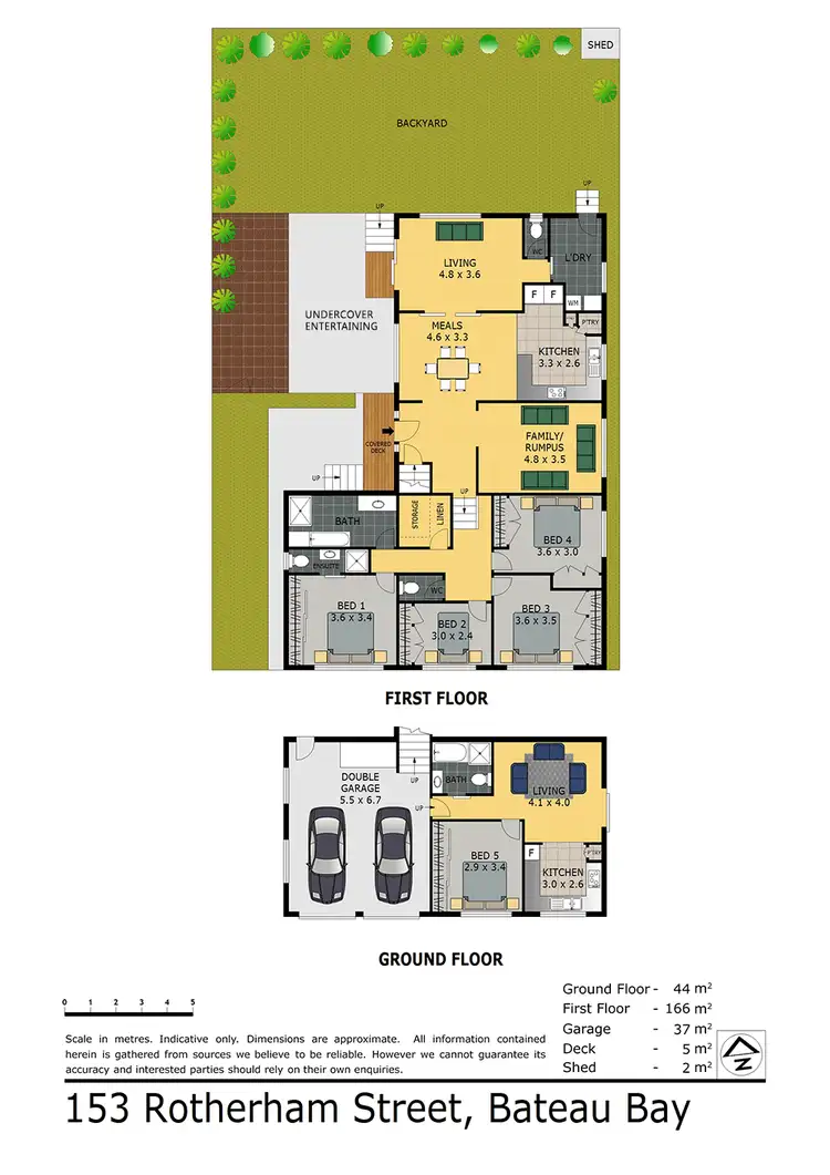 Floorplan of Homely house listing, 153 Rotherham Street, Bateau Bay NSW 2261