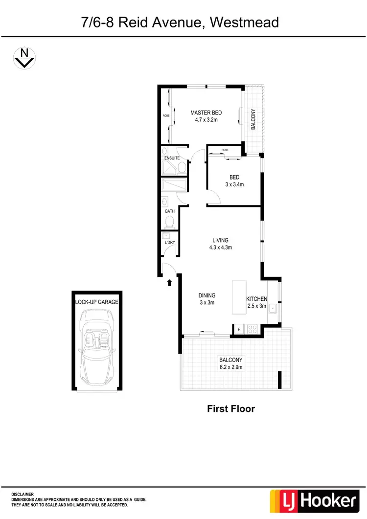 Floorplan of Homely apartment listing, 7/6-8 Reid Avenue, Westmead NSW 2145