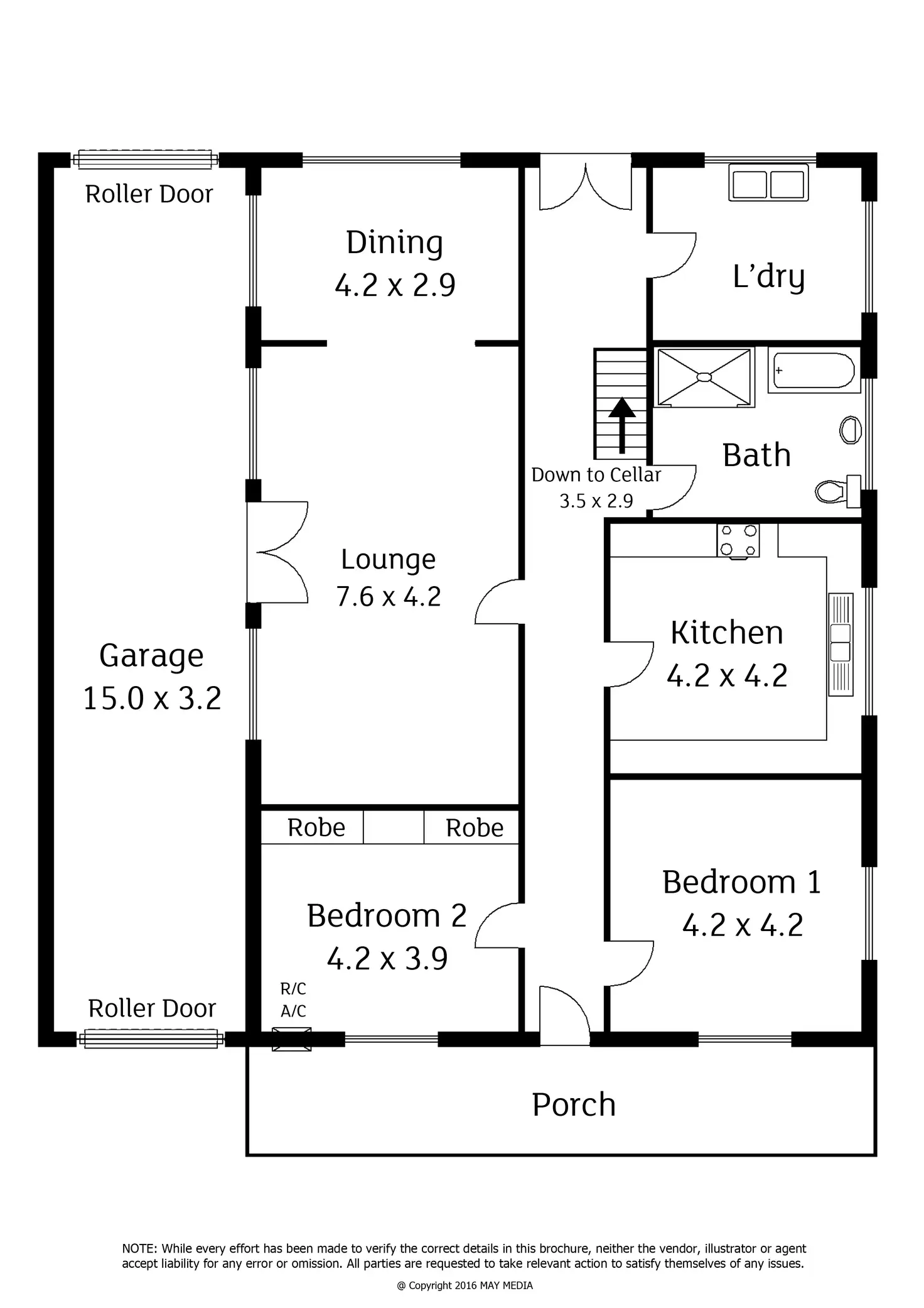 Floorplan of Homely house listing, 15 Torrens Avenue, West Hindmarsh SA 5007