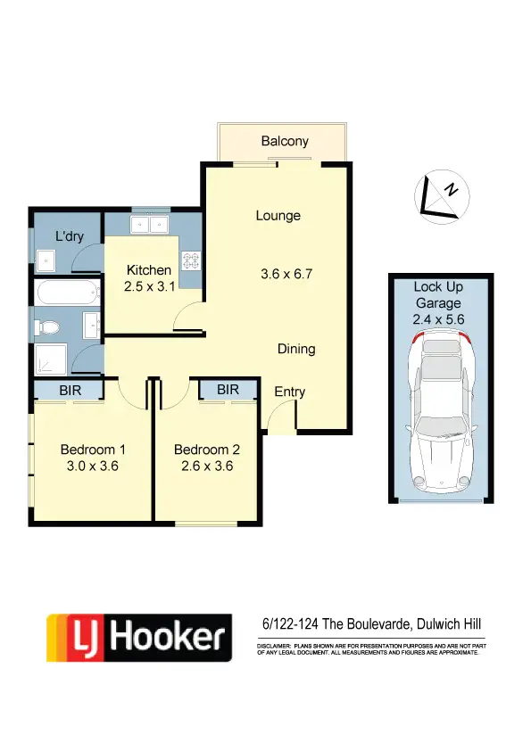 Floorplan of Homely apartment listing, 6/122 - 124 The Boulevarde, Dulwich Hill NSW 2203