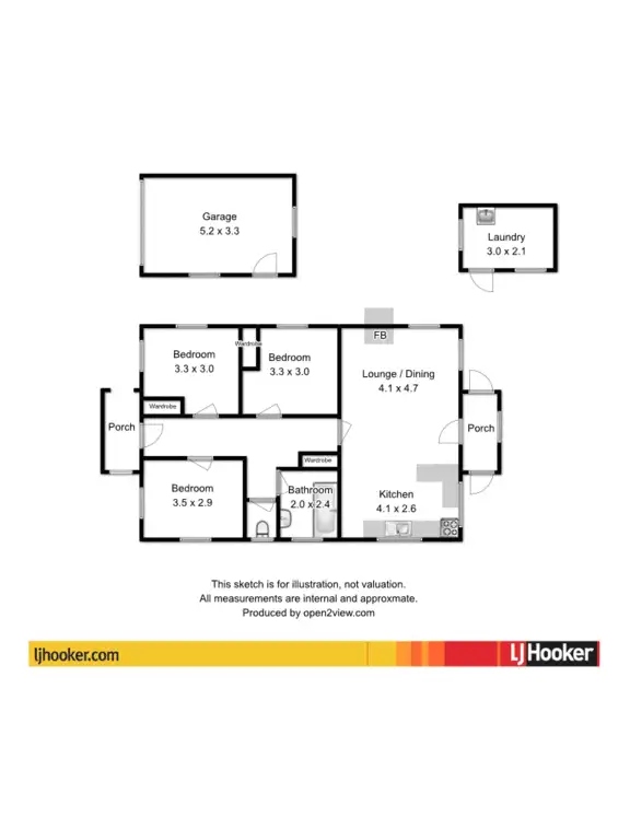 Floorplan of Homely house listing, 29 Morrison, Bicheno TAS 7215