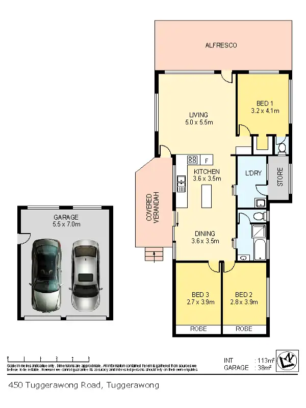 Floorplan of Homely house listing, 450 Tuggerawong Road, Tuggerawong NSW 2259