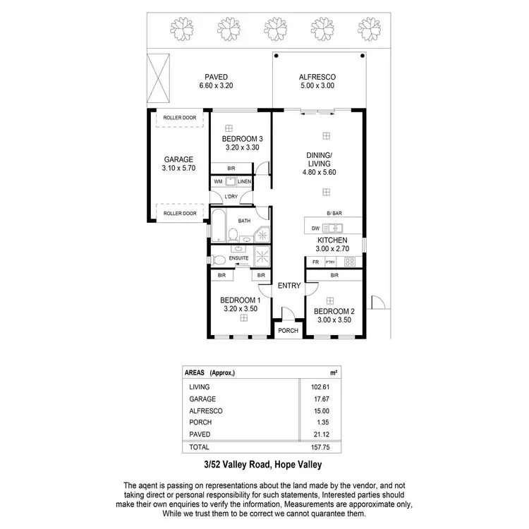 Floorplan of Homely house listing, 3/52 Valley Road, Hope Valley SA 5090
