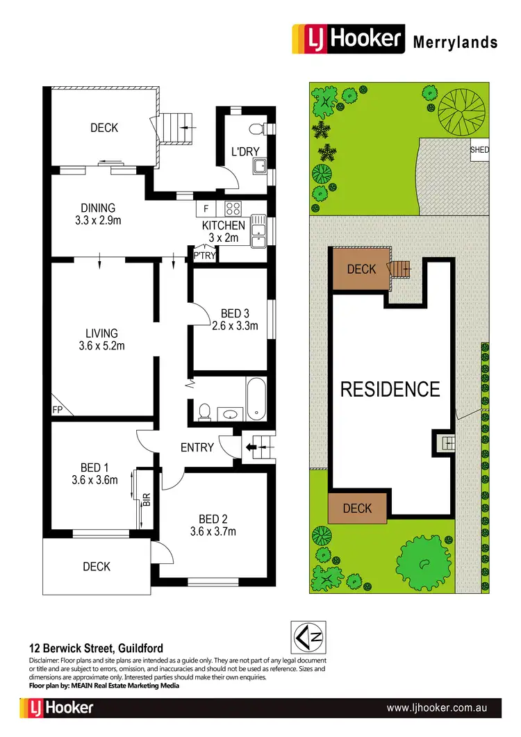 Floorplan of Homely house listing, 12 Berwick Street, Guildford NSW 2161
