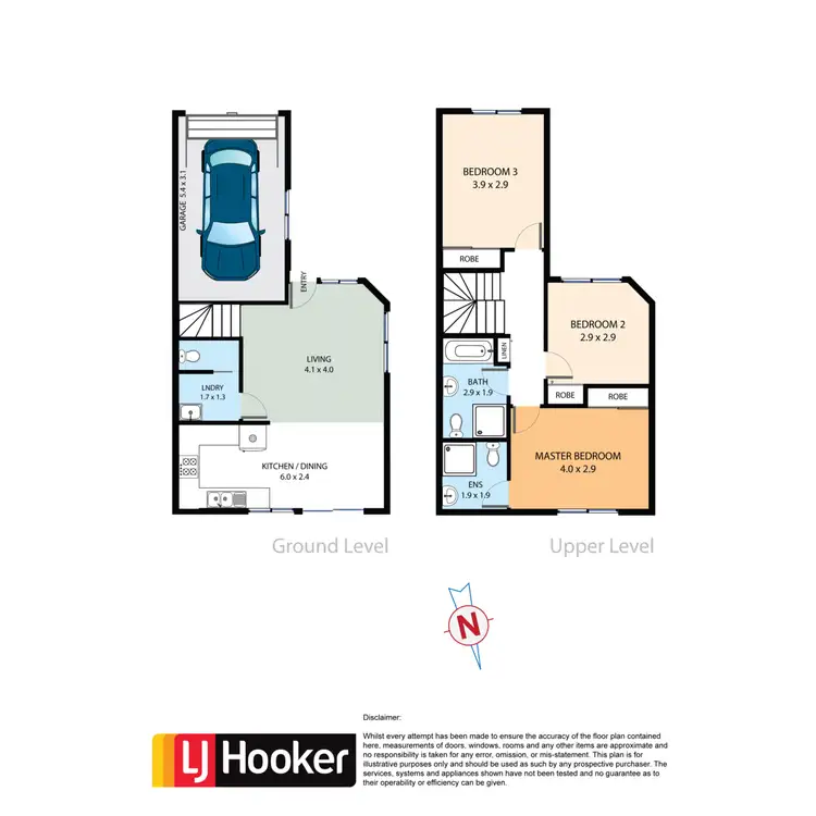 Floorplan of Homely townhouse listing, 1/50 Methven Street, Mount Druitt NSW 2770