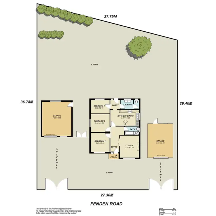 Floorplan of Homely house listing, 136 Fenden Road, Salisbury Park SA 5109
