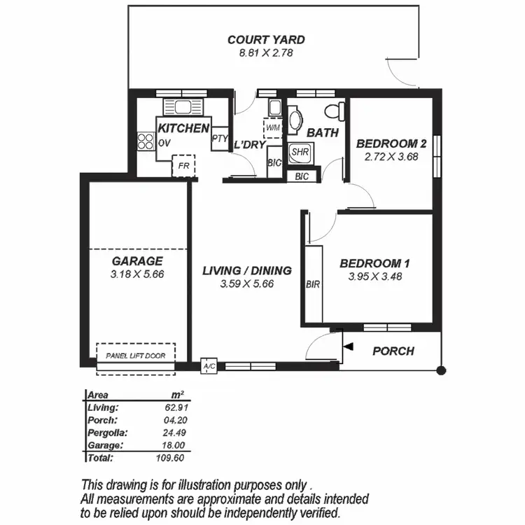 Floorplan of Homely unit listing, 2/29 Ayredale Avenue, Clearview SA 5085