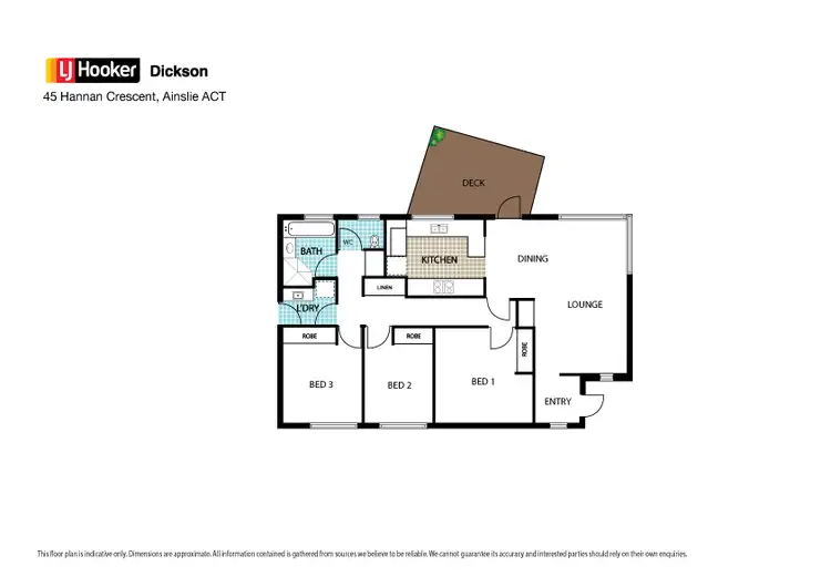 Floorplan of Homely house listing, 45 Hannan Crescent, Ainslie ACT 2602