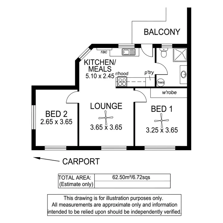 Floorplan of Homely apartment listing, 3/9 Seaview Avenue, Kingston Park SA 5049