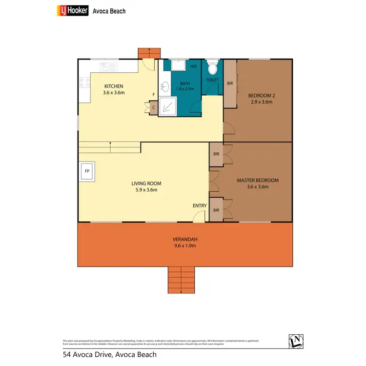 Floorplan of Homely house listing, 54 Avoca Drive, Avoca Beach NSW 2251