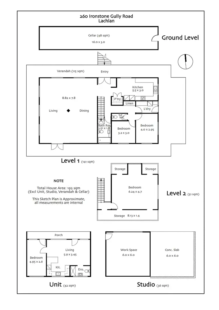 Floorplan of Homely rural property listing, 260 Ironstone Gully Road, Lachlan TAS 7140