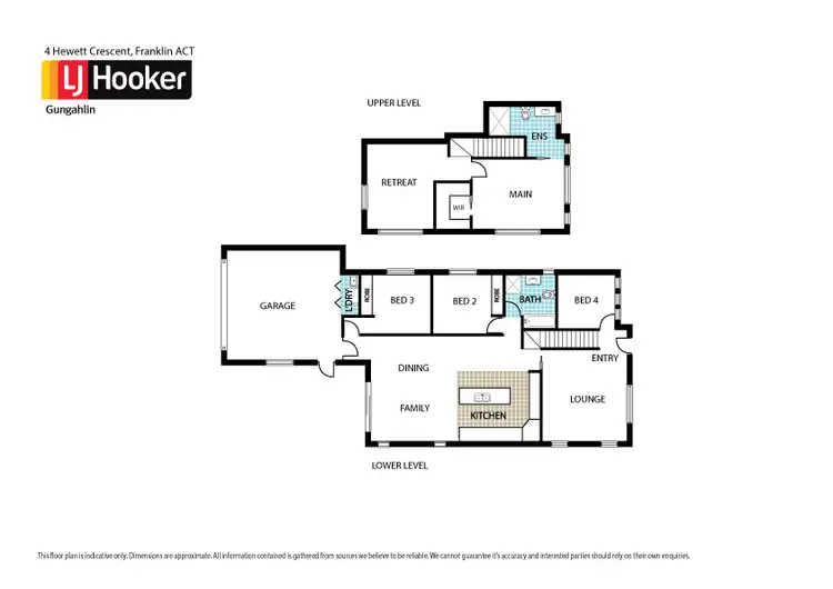 Floorplan of Homely house listing, 4 Hewett Crescent, Franklin ACT 2913