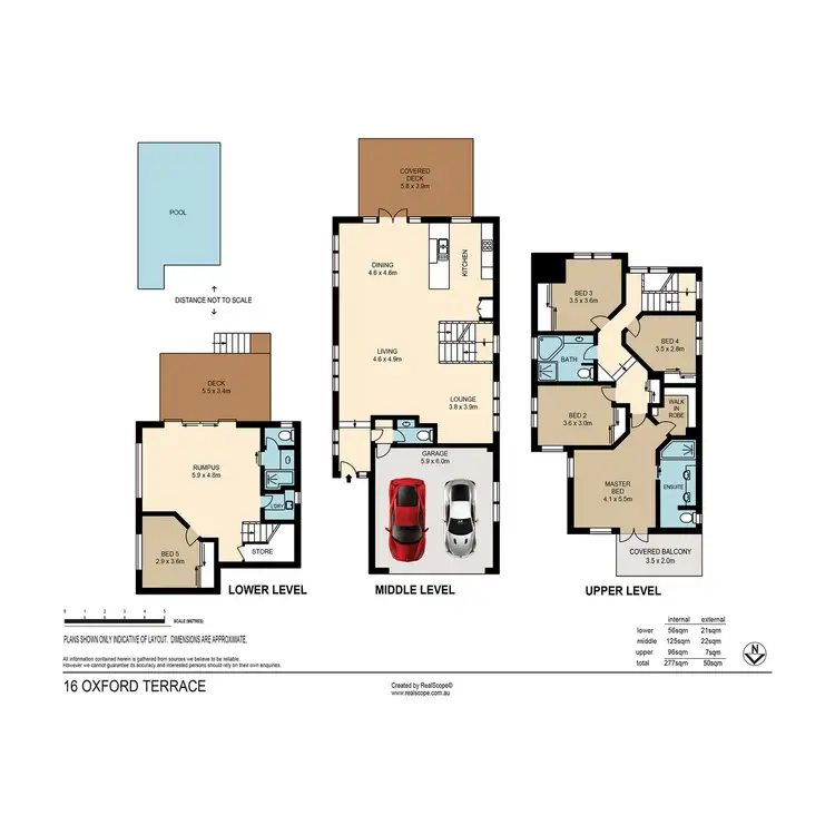 Floorplan of Homely house listing, 16 Oxford Terrace, Taringa QLD 4068