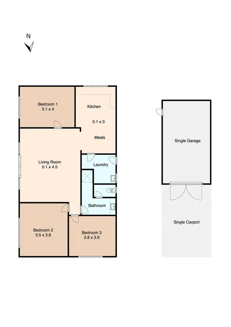 Floorplan of Homely house listing, 119 Bluff Road, St Leonards VIC 3223
