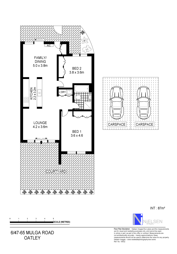 Floorplan of Homely villa listing, 6/47-67 Mulga Road, Oatley NSW 2223