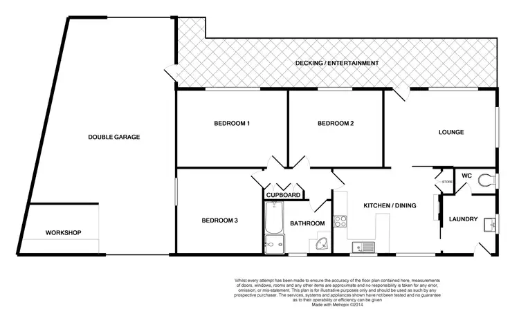 Floorplan of Homely house listing, 7 Marine Parade, Port Vincent SA 5581