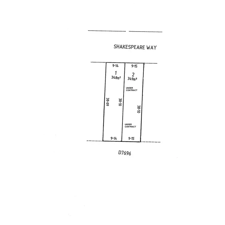 Floorplan of Homely land listing, Lot 1 17 Shakespeare Way, Modbury Heights SA 5092