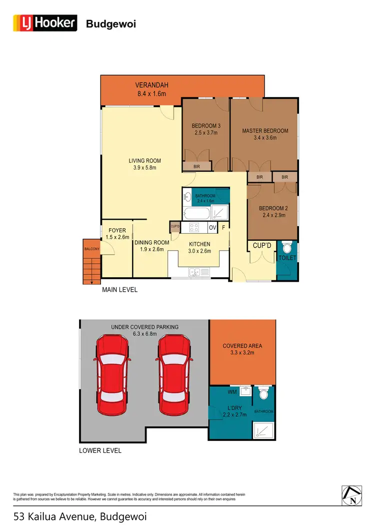 Floorplan of Homely house listing, 53 Kailua Avenue, Budgewoi NSW 2262