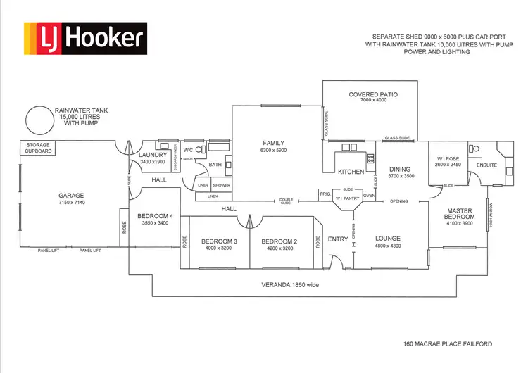 Floorplan of Homely house listing, 160 Macrae Place, Failford NSW 2430