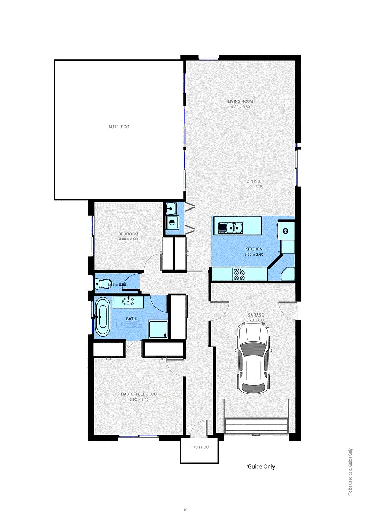Floorplan of Homely unit listing, 3/12 Ward Street, St Leonards VIC 3223