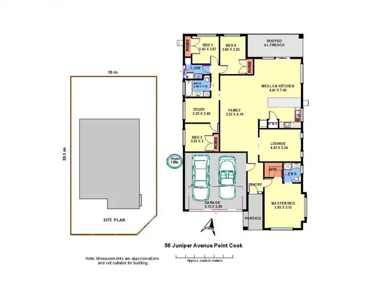 Floorplan of Homely house listing, 56 Juniper Avenue, Point Cook VIC 3030