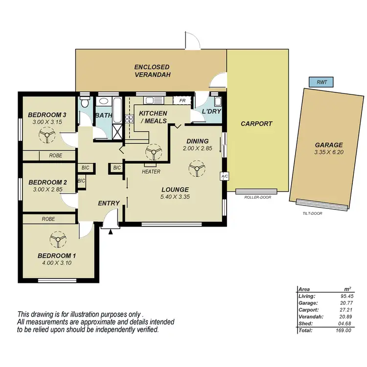 Floorplan of Homely house listing, 11 Degree Road, Salisbury North SA 5108