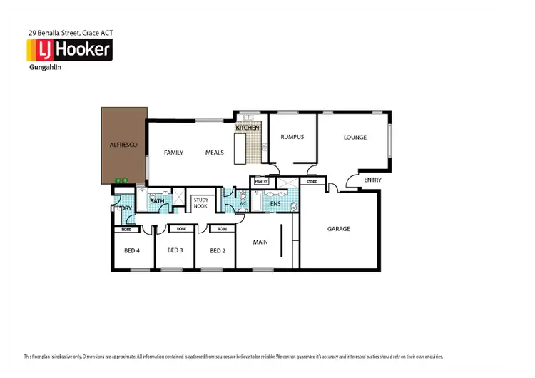 Floorplan of Homely house listing, 29 Benalla Street, Franklin ACT 2911