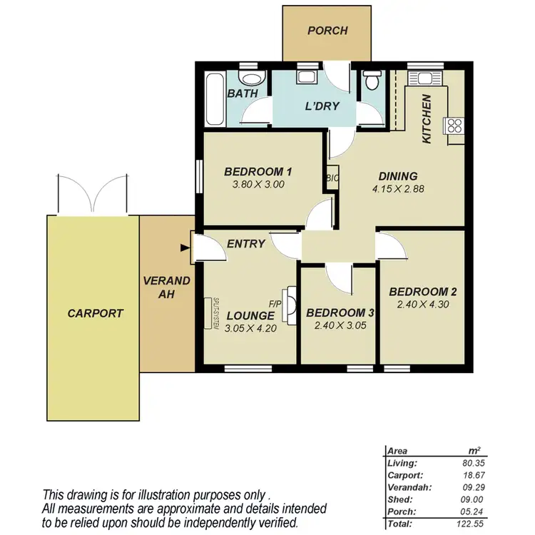 Floorplan of Homely house listing, 21 Heywood Street, Elizabeth North SA 5113