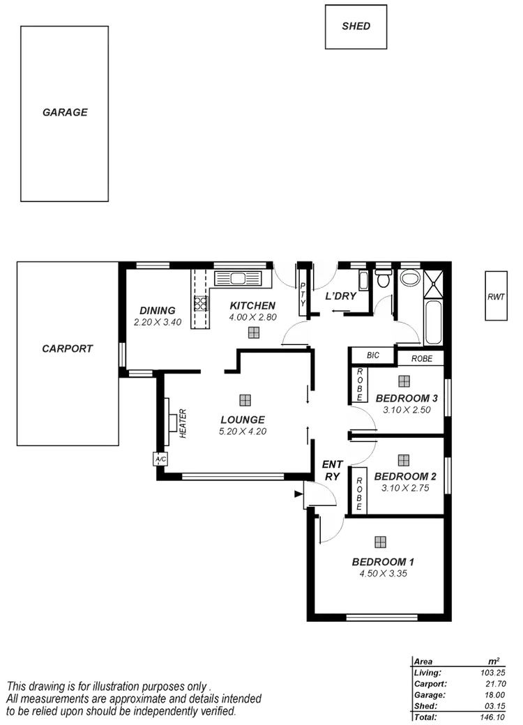 Floorplan of Homely house listing, 32 Sleep Road, Para Hills SA 5096