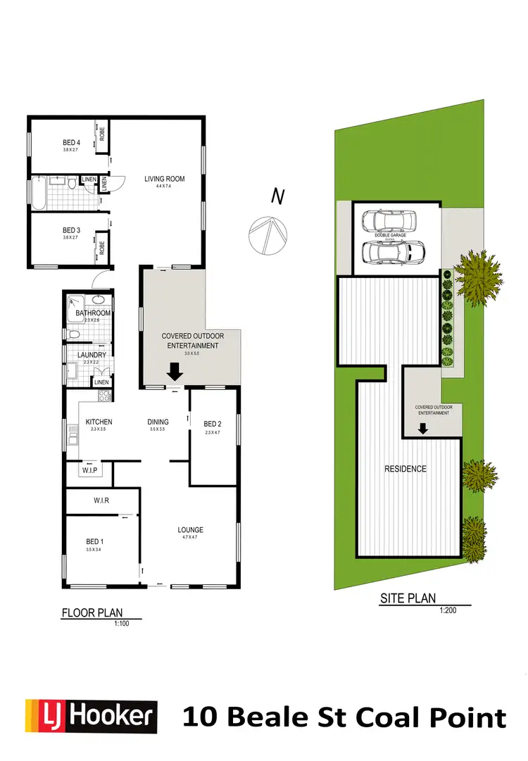 Floorplan of Homely house listing, 10 Beale Street, Coal Point NSW 2283