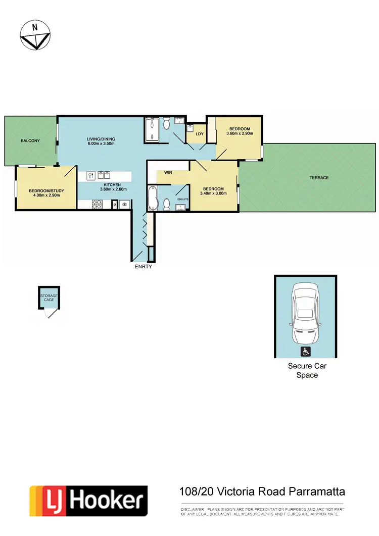 Floorplan of Homely unit listing, 108/20 Victoria Road, Parramatta NSW 2150