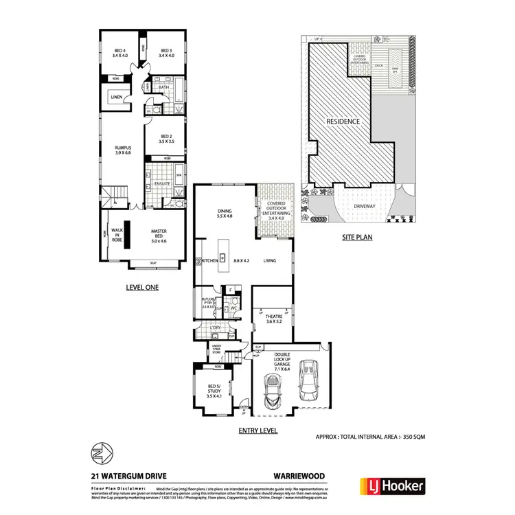 Floorplan of Homely house listing, 21 Watergum Drive, Warriewood NSW 2102