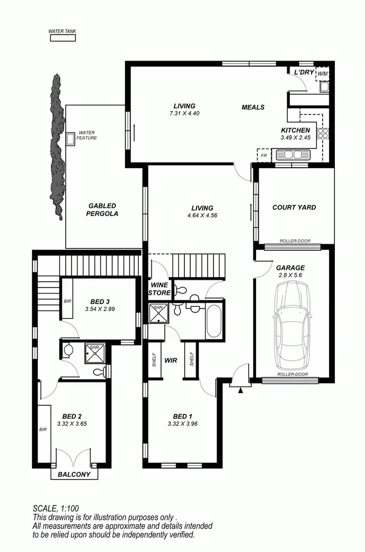 Floorplan of Homely house listing, 8C Heyne Place, Beulah Park SA 5067