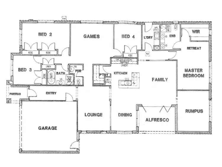 Floorplan of Homely house listing, 4 Whitecaps Avenue, Point Cook VIC 3030