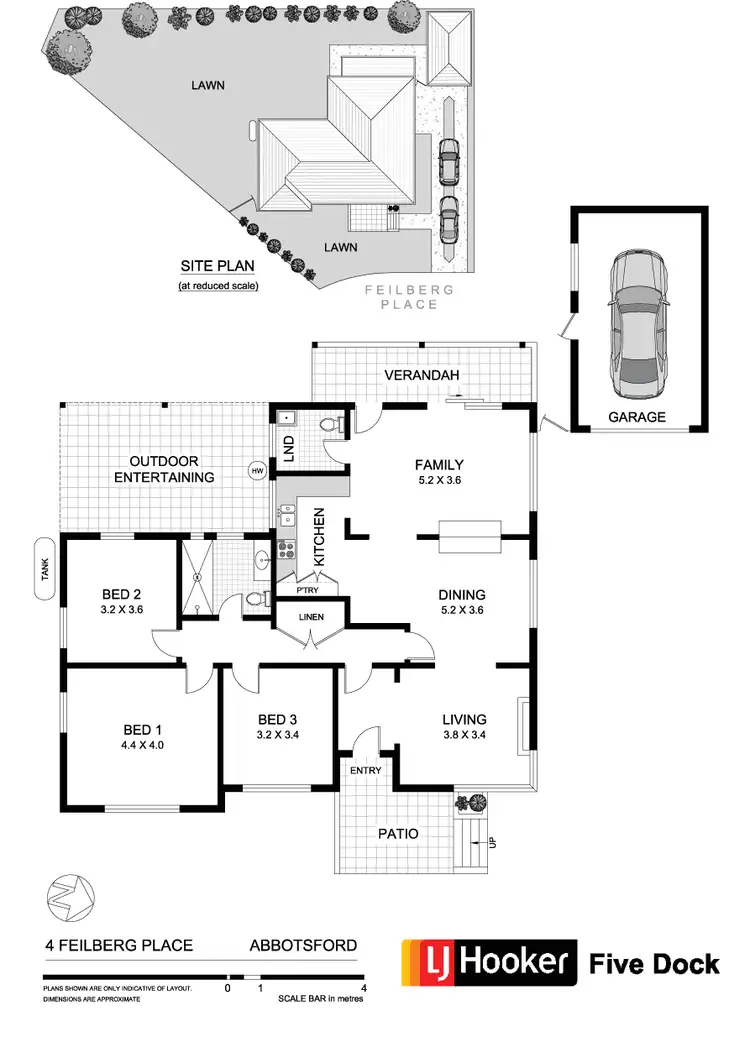 Floorplan of Homely house listing, 4 Feilberg Place, Abbotsford NSW 2046