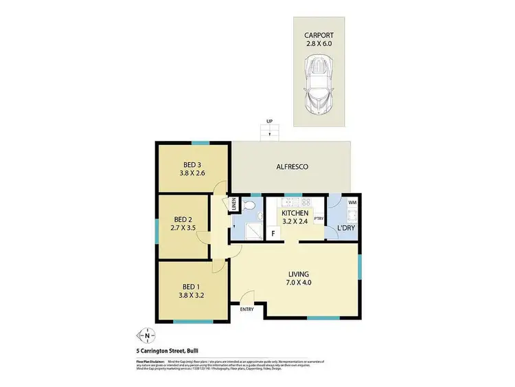 Floorplan of Homely house listing, 5 Carrington Street, Bulli NSW 2516