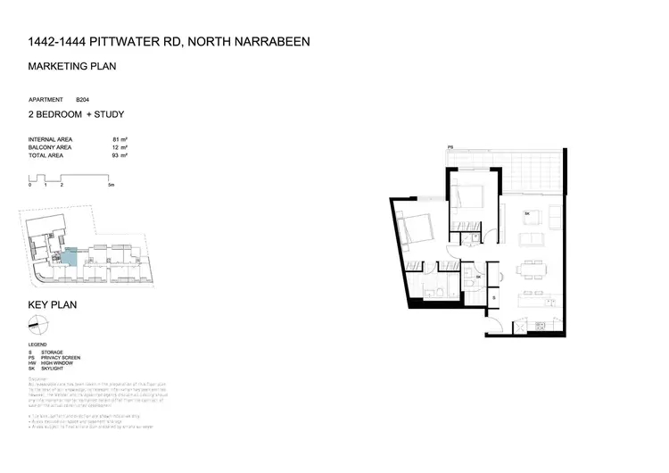Floorplan of Homely apartment listing, 34/1 Walsh Street, Narrabeen NSW 2101