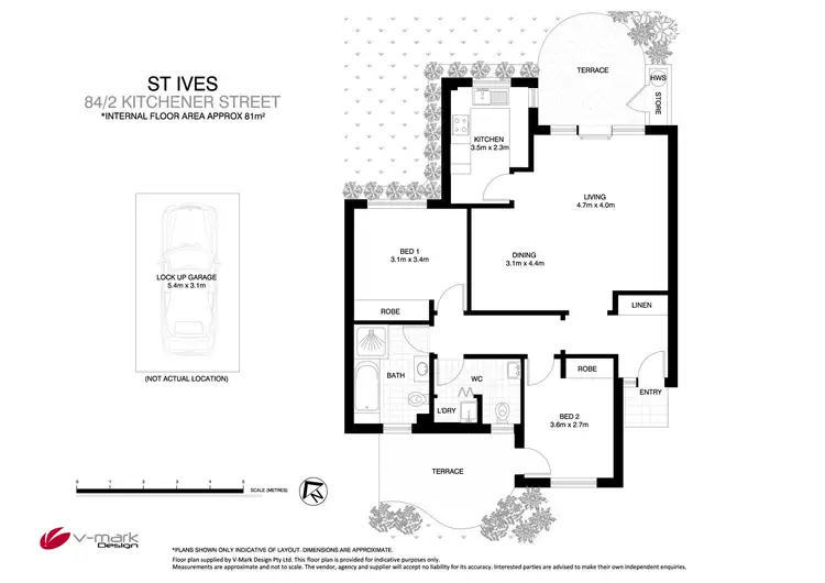 Floorplan of Homely unit listing, 84/2 Kitchener Street, St Ives NSW 2075