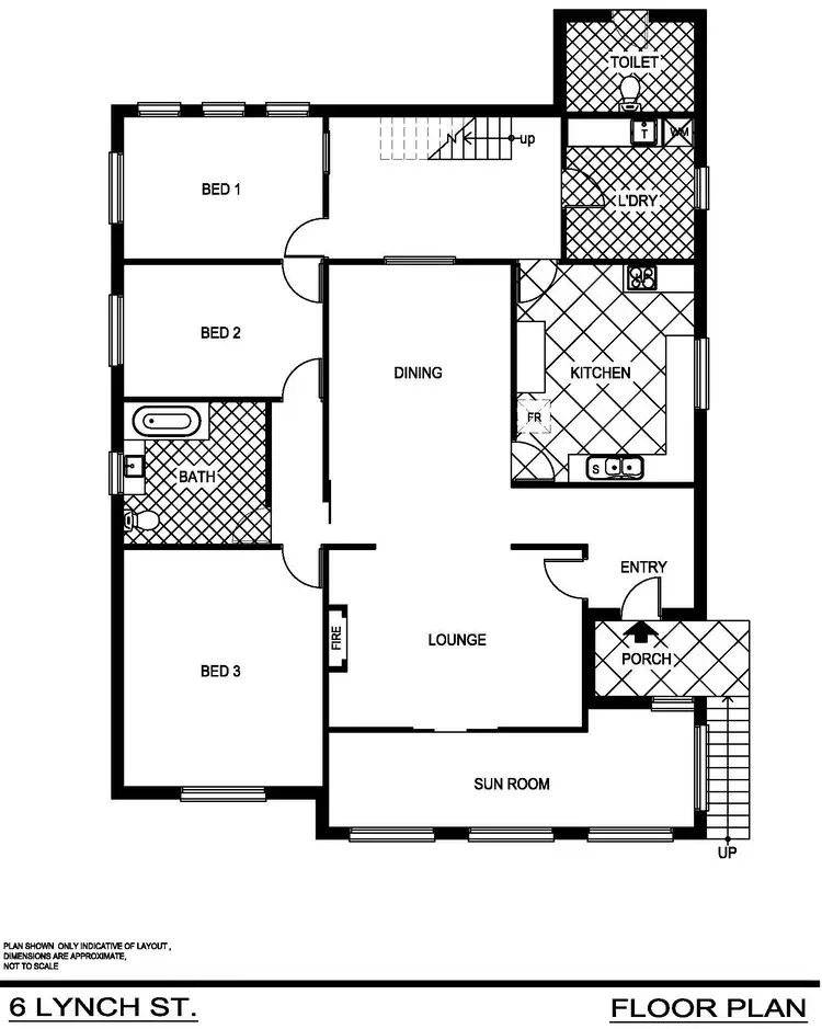 Floorplan of Homely house listing, 6 Lynch Street, Young NSW 2594