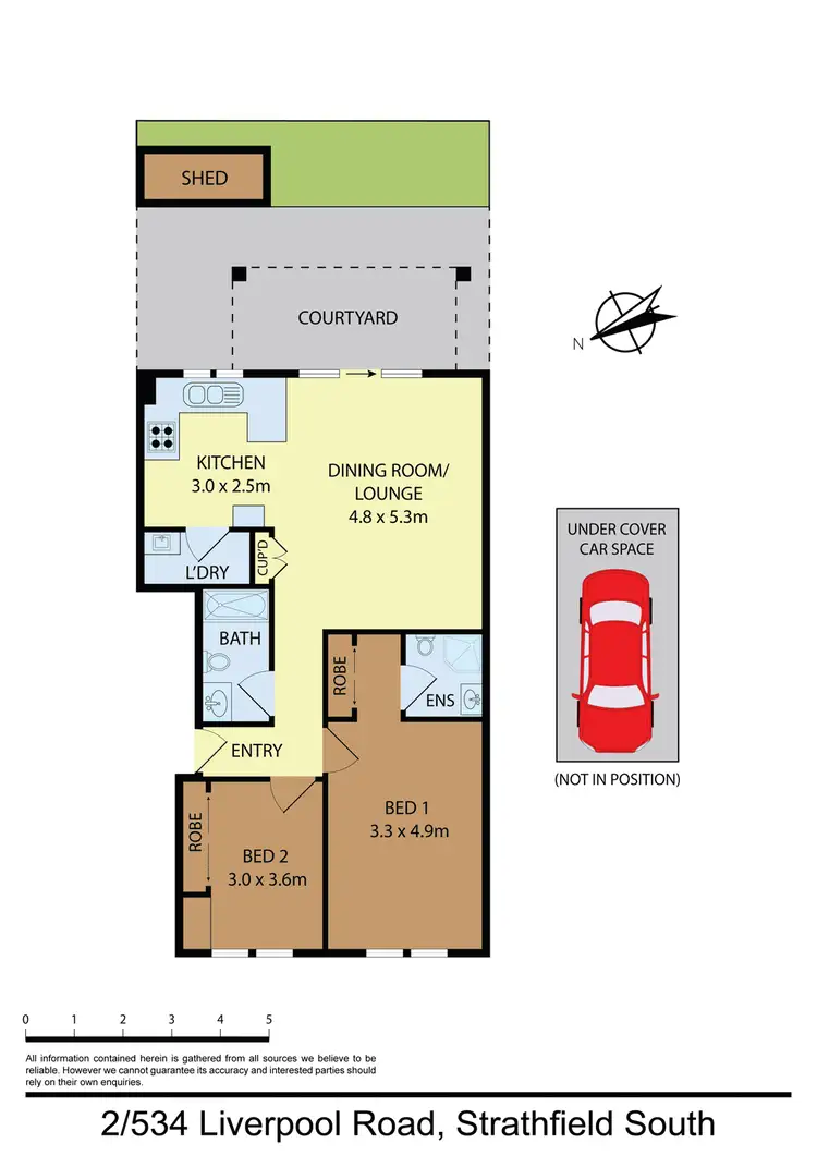 Floorplan of Homely apartment listing, 2/534 Liverpool Road, Strathfield South NSW 2136