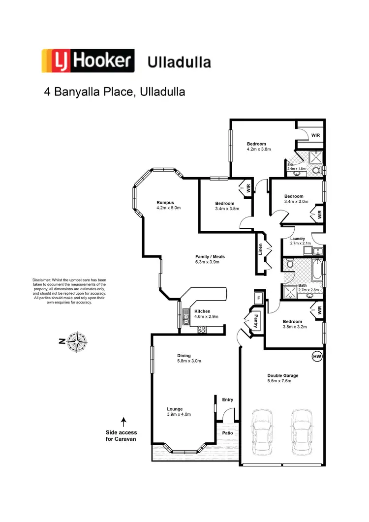 Floorplan of Homely house listing, 4 Banyalla Place, Ulladulla NSW 2539