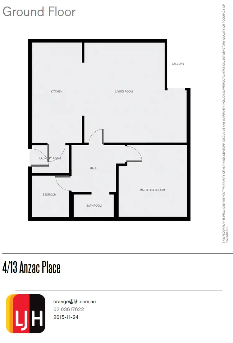 Floorplan of Homely unit listing, 4/13 Anzac Place, Orange NSW 2800
