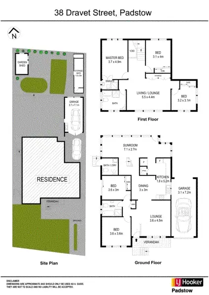 Floorplan of Homely house listing, 38 Dravet Street, Padstow NSW 2211