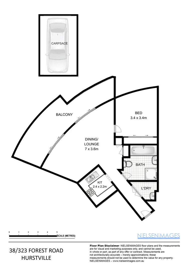 Floorplan of Homely apartment listing, 38/323 Forest Road, Hurstville NSW 2220