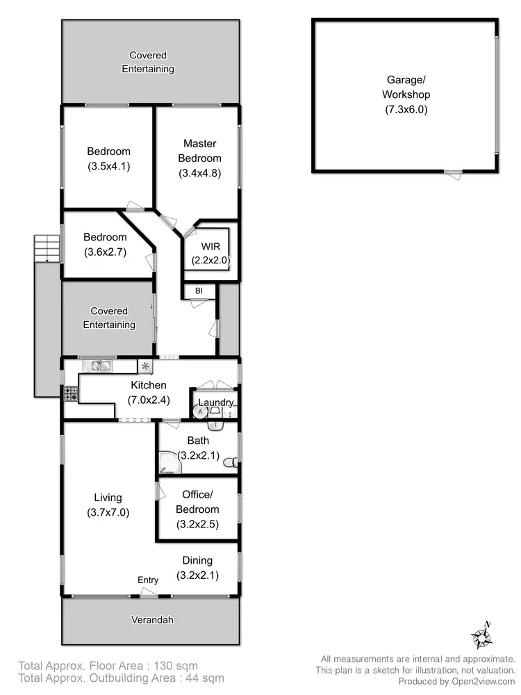 Floorplan of Homely house listing, 26 North Terrace, Lauderdale TAS 7021