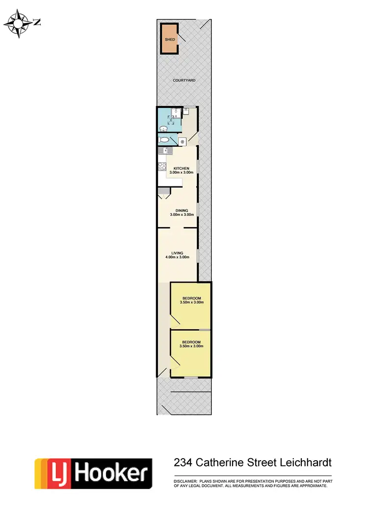 Floorplan of Homely terrace listing, 234 Catherine Street, Leichhardt NSW 2040
