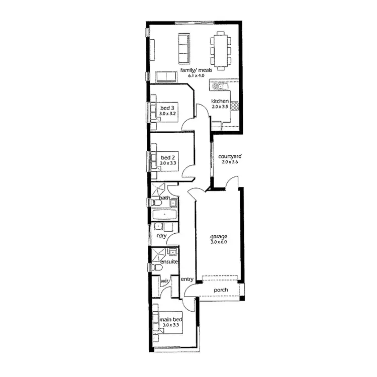 Floorplan of Homely house listing, 7 Kuta Crescent, Aldinga Beach SA 5173