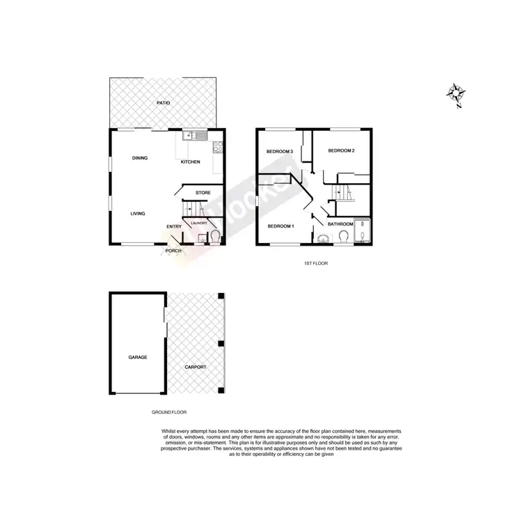Floorplan of Homely townhouse listing, 27/20 Hellawell Road, Sunnybank Hills QLD 4109