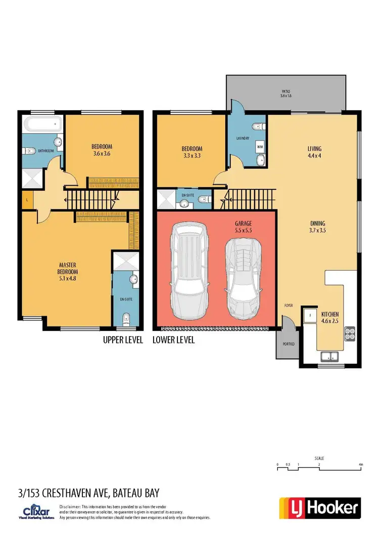 Floorplan of Homely unit listing, 3/153 Cresthaven Avenue, Bateau Bay NSW 2261