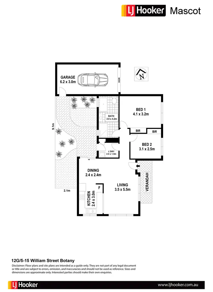 Floorplan of Homely house listing, 12G/5-15 William Street, Botany NSW 2019